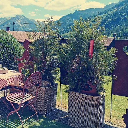 Allgaeu Huettenflair Bergblick Lägenhet Bad Hindelang