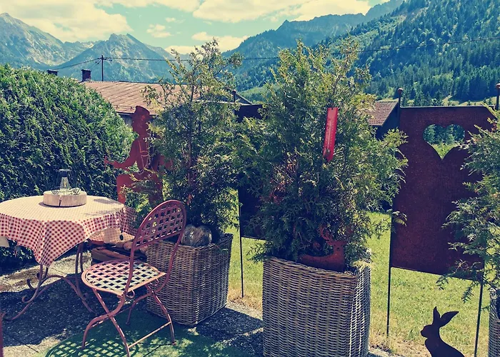 Allgaeu Huettenflair Bergblick Lägenhet Bad Hindelang